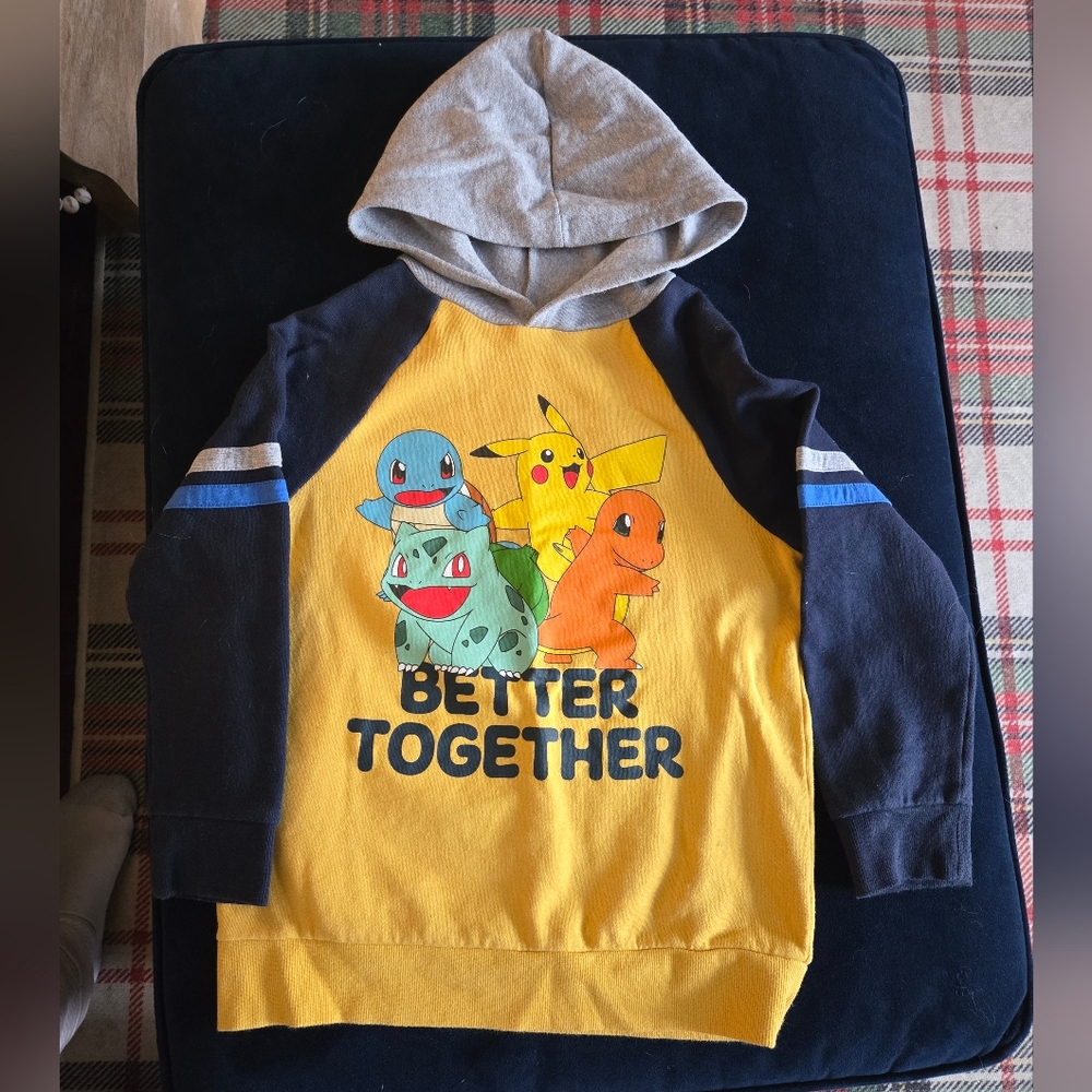Jumping Beans Yellow and Gray Pokémon Hoodie